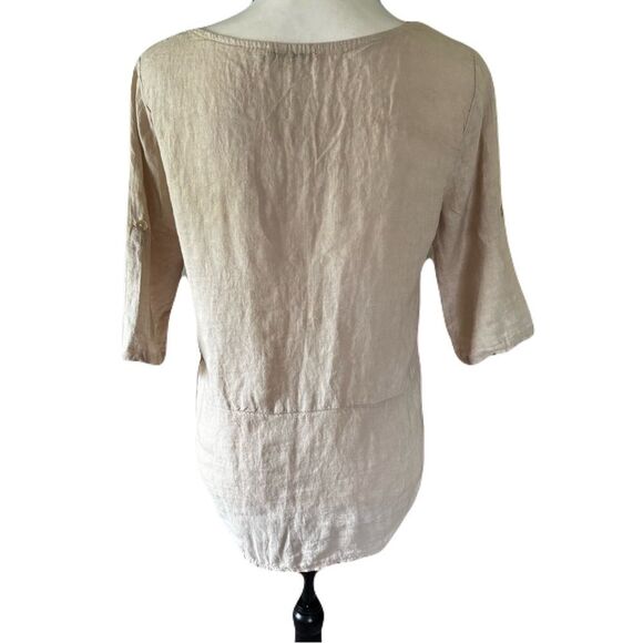 Lungo L’Arno Beige Linen Tunic |EUC| S - Picture 5 of 8